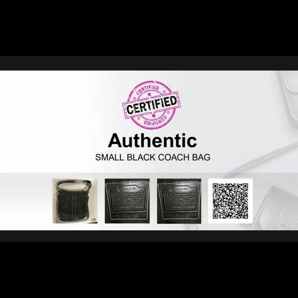 Black Coach Handbag with Digital Authenticity - Picture 14 of 14